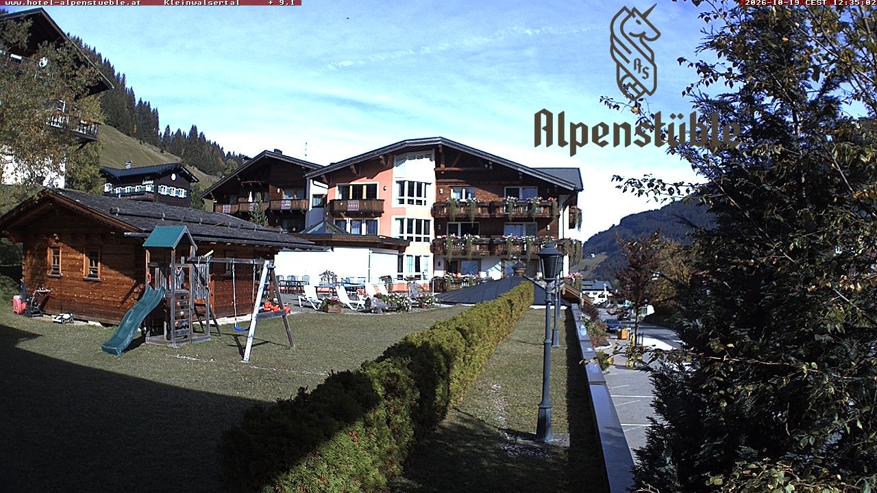 Archived image Webcam Hotel "Alpenstueble"