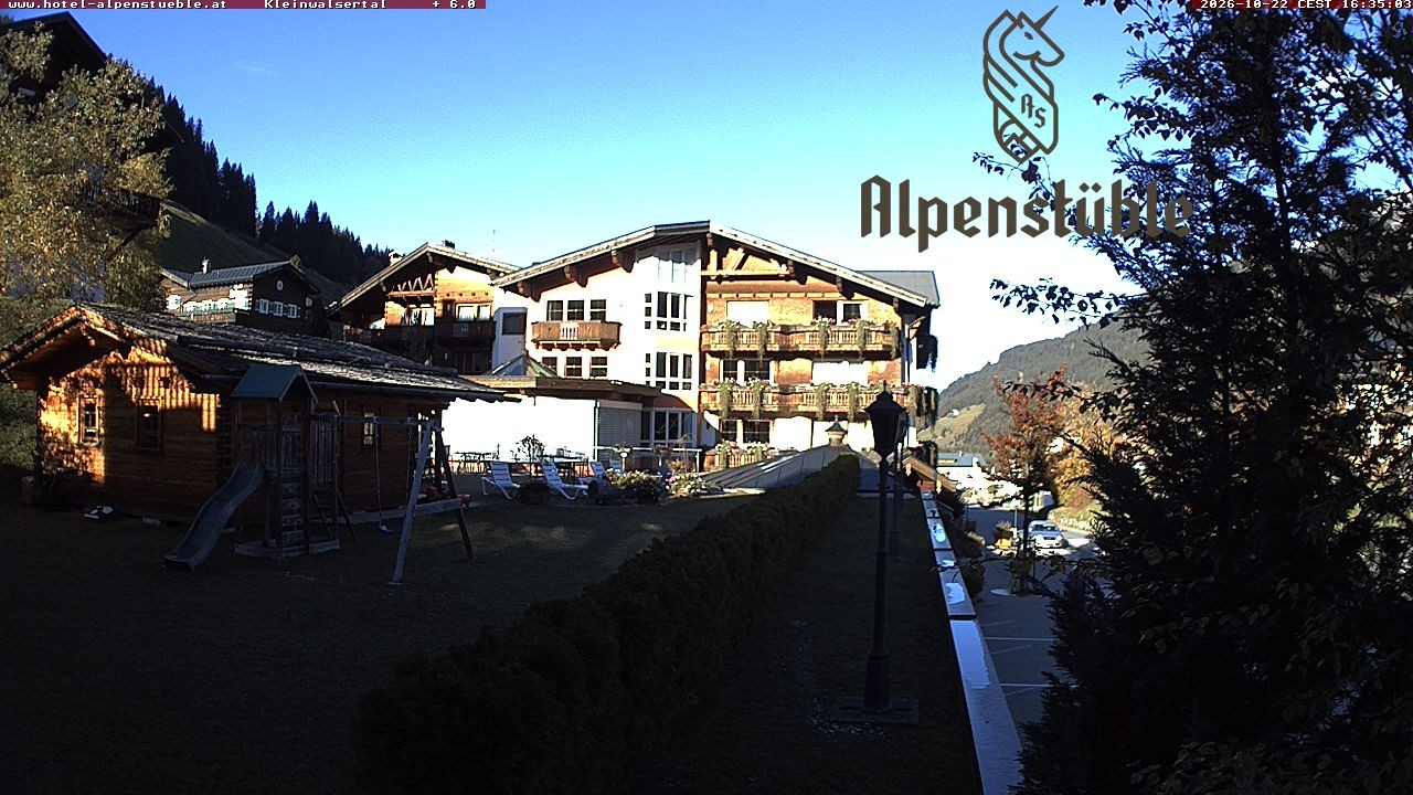 Archived image Webcam Hotel "Alpenstueble"