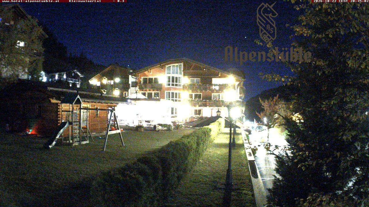Archived image Webcam Hotel "Alpenstueble"