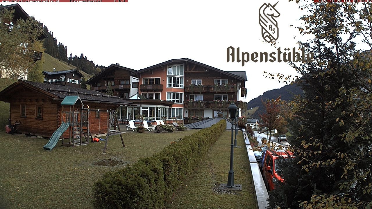Archived image Webcam Hotel "Alpenstueble"
