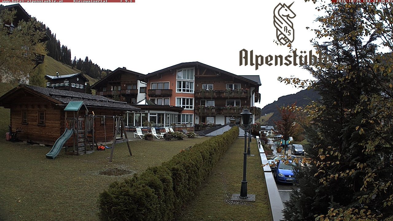 Archived image Webcam Hotel "Alpenstueble"