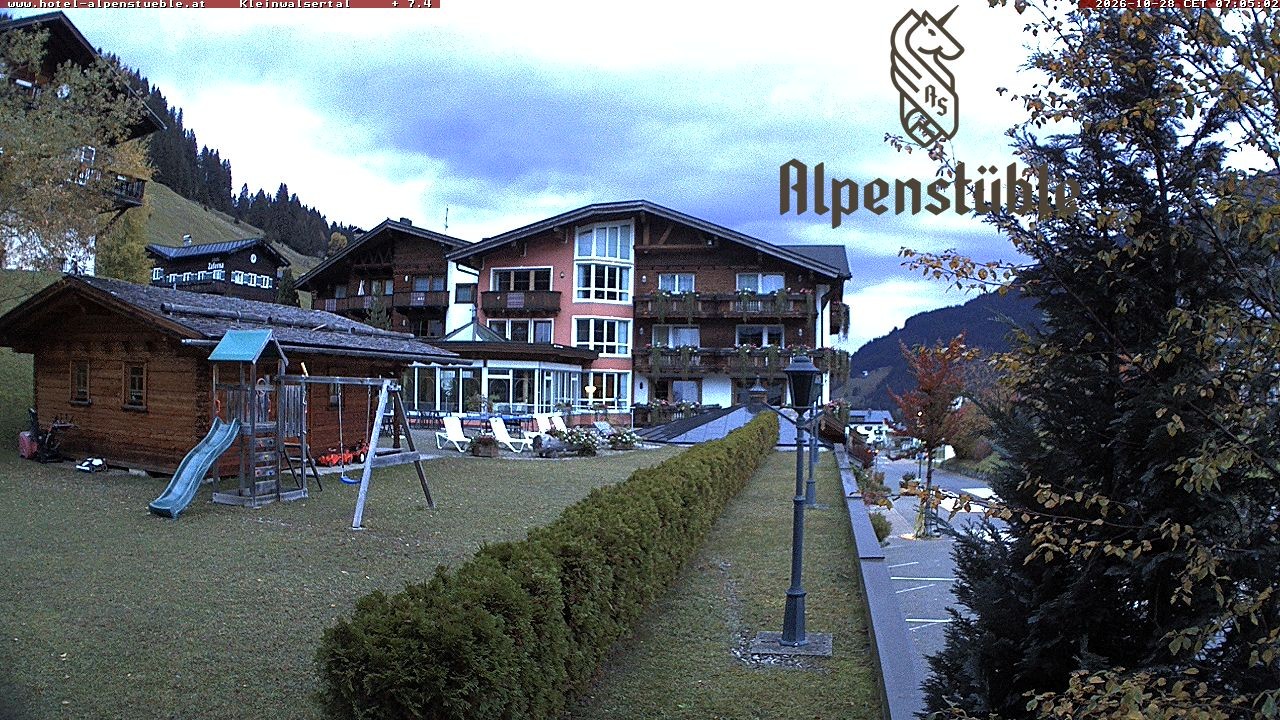 Archived image Webcam Hotel "Alpenstueble"