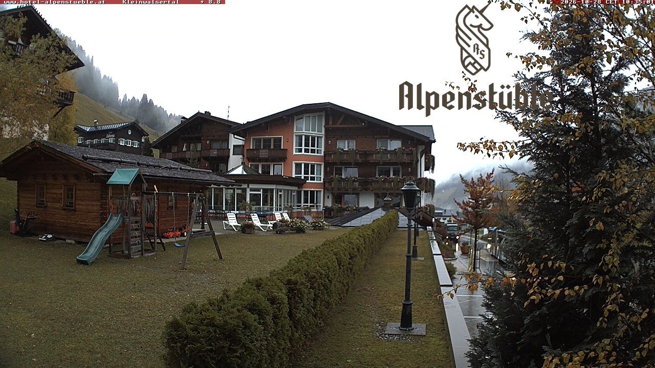 Archived image Webcam Hotel "Alpenstueble"