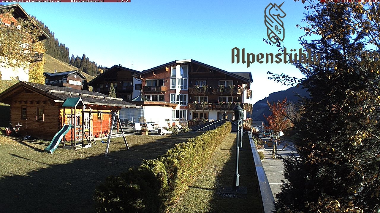 Archived image Webcam Hotel "Alpenstueble"