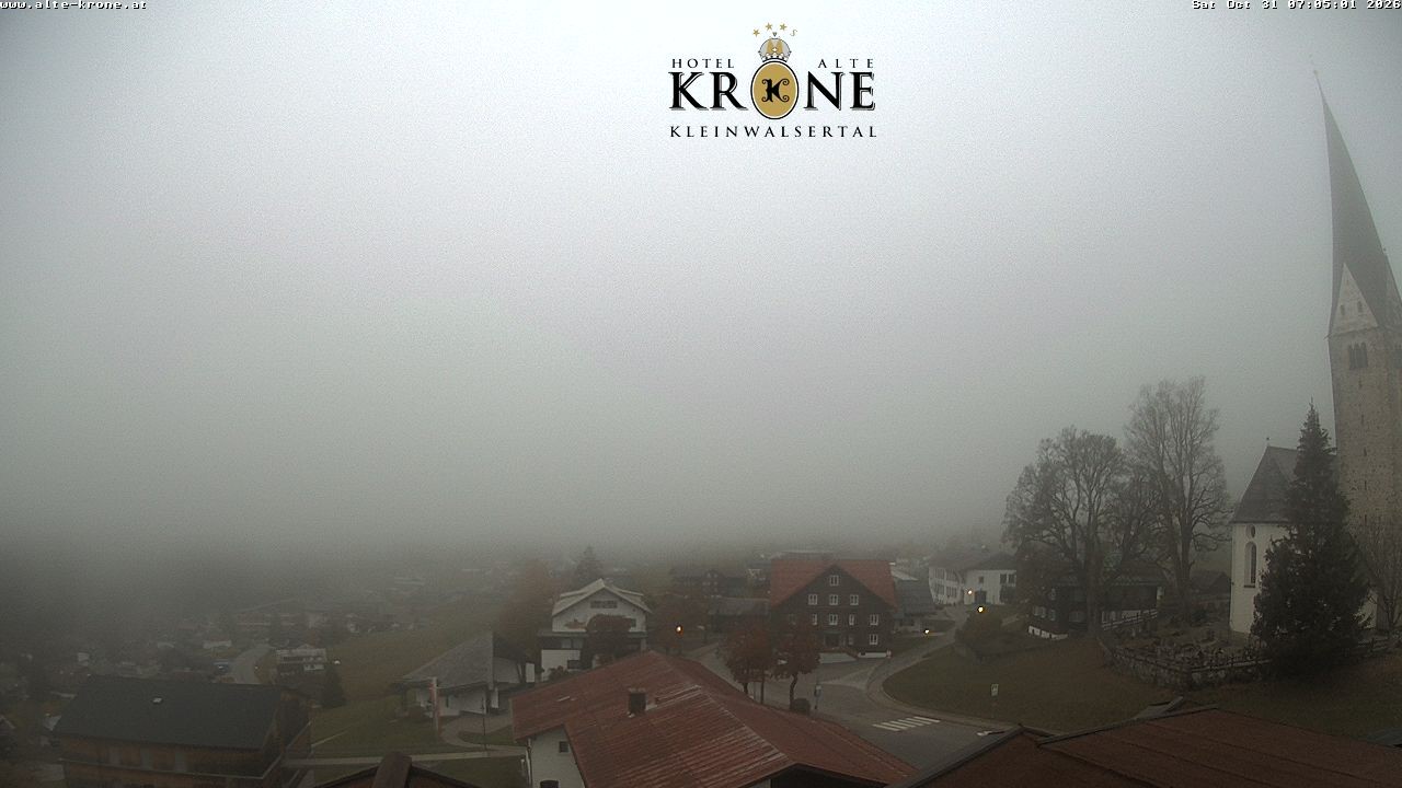 Archived image Webcam Mittelberg - Hotel "Alte Krone"