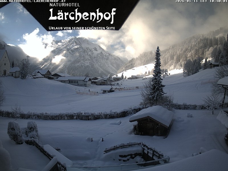 Archived image Webcam Laerchenhof Nature Hotel