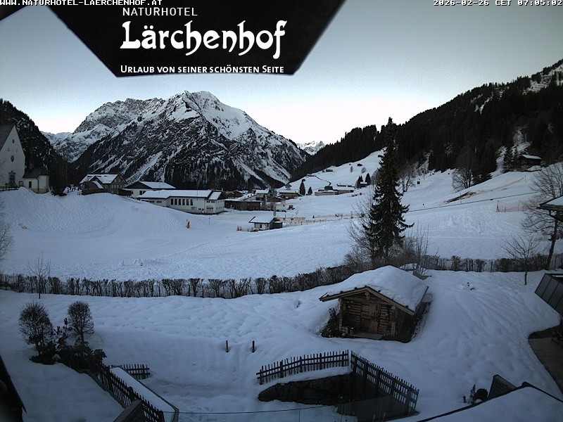 Archived image Webcam Laerchenhof Nature Hotel