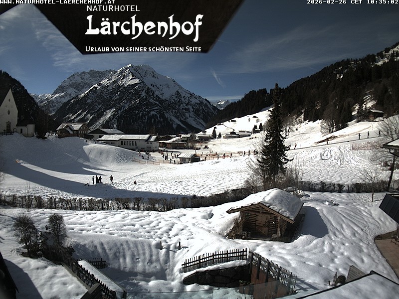Archived image Webcam Laerchenhof Nature Hotel