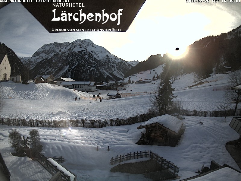 Archived image Webcam Laerchenhof Nature Hotel