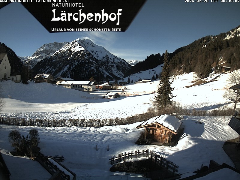 Archived image Webcam Laerchenhof Nature Hotel
