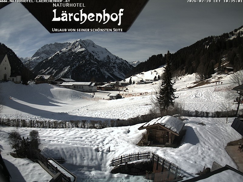Archived image Webcam Laerchenhof Nature Hotel