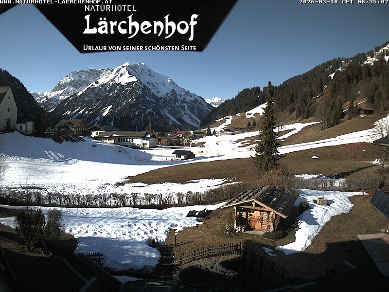 Archived image Webcam Laerchenhof Nature Hotel