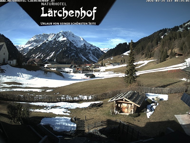 Archived image Webcam Laerchenhof Nature Hotel