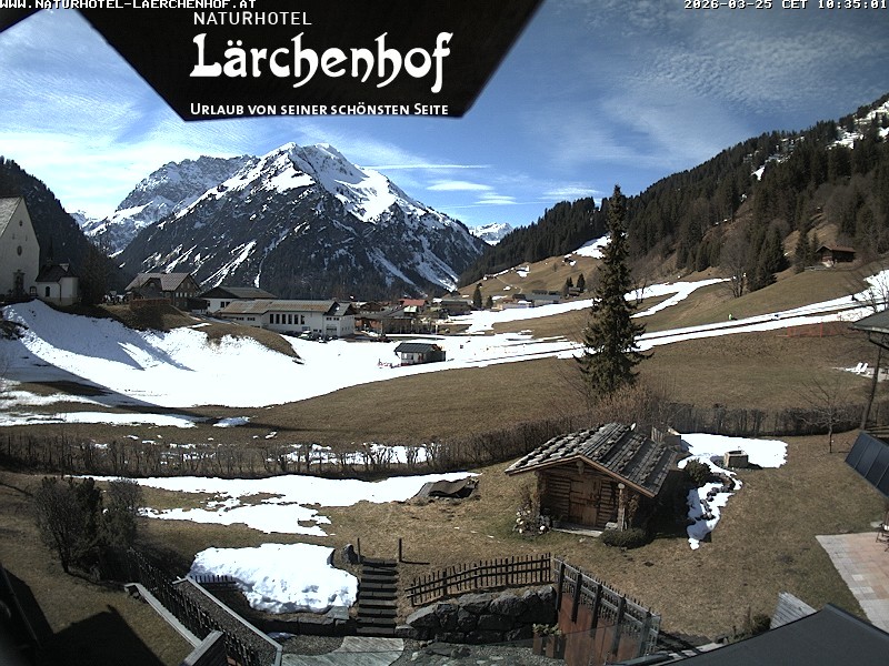 Archived image Webcam Laerchenhof Nature Hotel