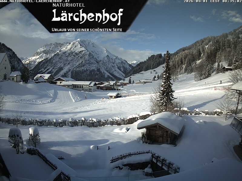 Archived image Webcam Laerchenhof Nature Hotel