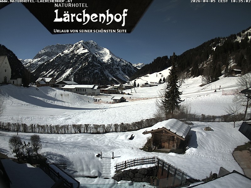 Archived image Webcam Laerchenhof Nature Hotel