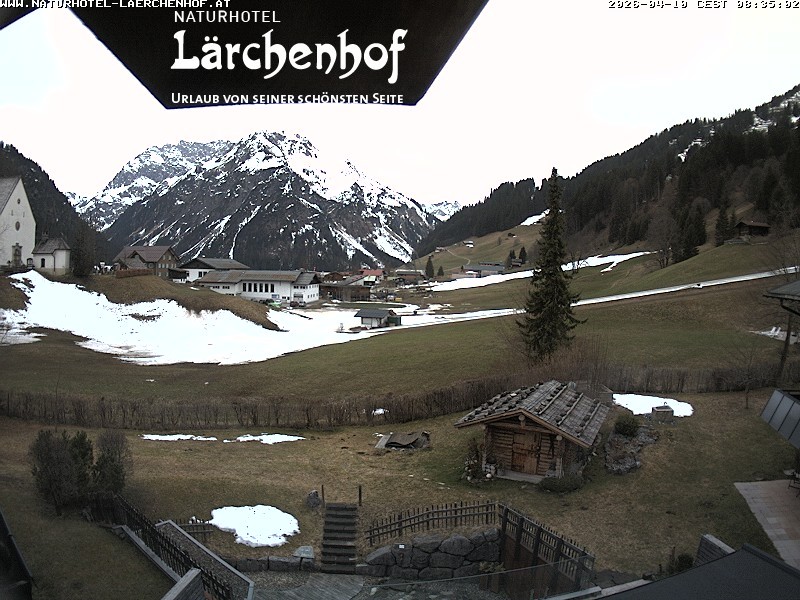 Archived image Webcam Laerchenhof Nature Hotel