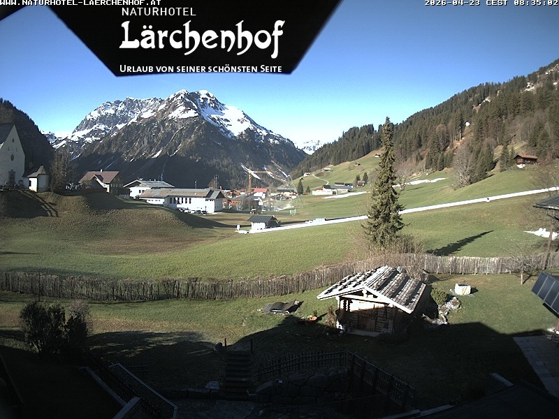 Archived image Webcam Laerchenhof Nature Hotel