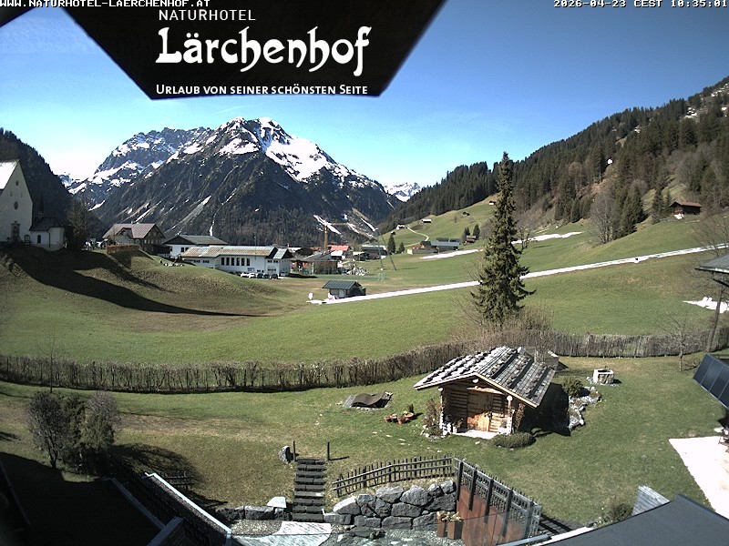 Archived image Webcam Laerchenhof Nature Hotel