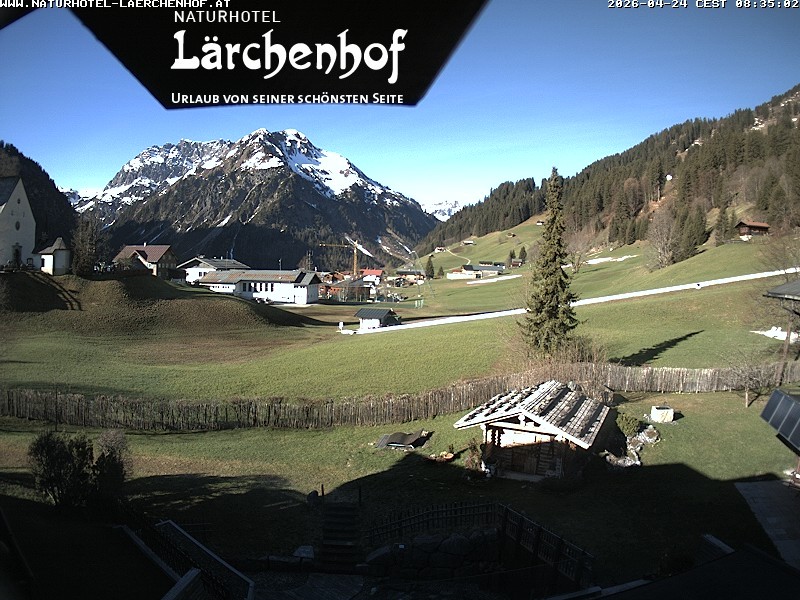 Archived image Webcam Laerchenhof Nature Hotel