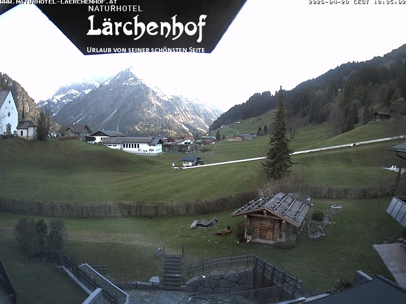 Archived image Webcam Laerchenhof Nature Hotel