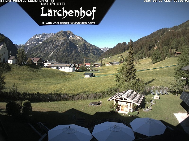 Archived image Webcam Laerchenhof Nature Hotel
