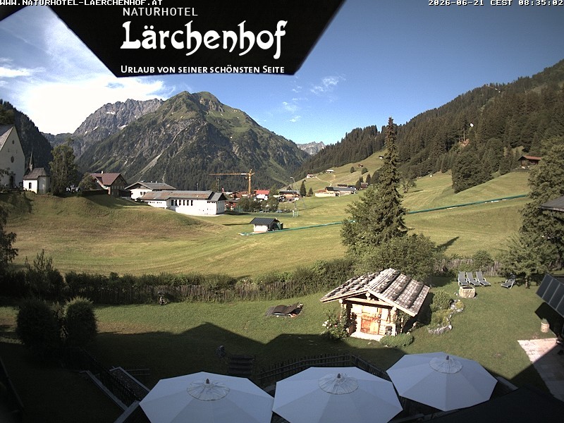 Archived image Webcam Laerchenhof Nature Hotel