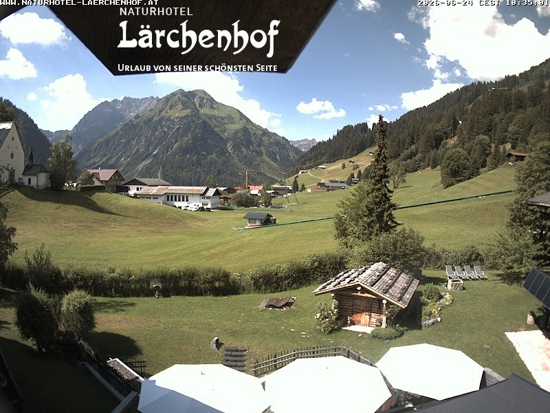 Archived image Webcam Laerchenhof Nature Hotel