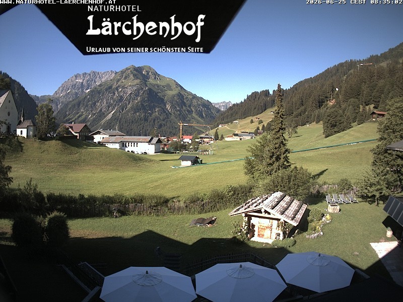 Archived image Webcam Laerchenhof Nature Hotel