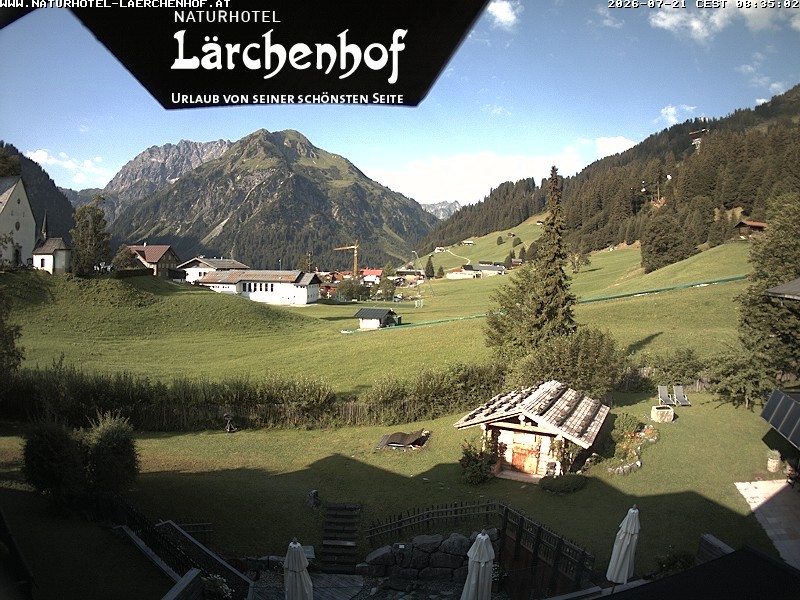 Archived image Webcam Laerchenhof Nature Hotel