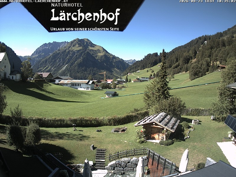 Archived image Webcam Laerchenhof Nature Hotel