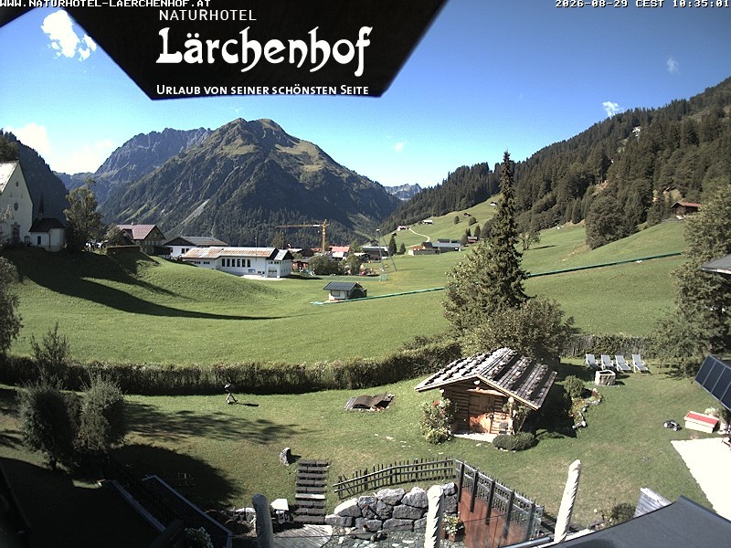 Archived image Webcam Laerchenhof Nature Hotel