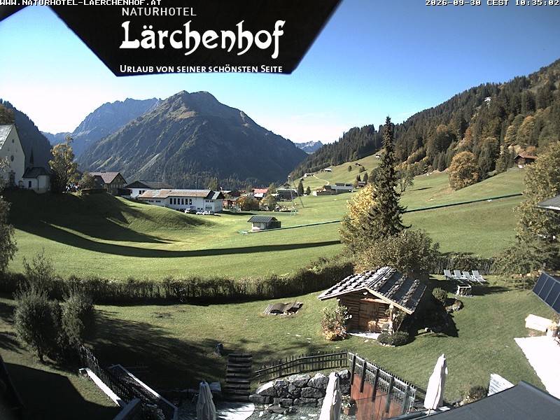 Archived image Webcam Laerchenhof Nature Hotel