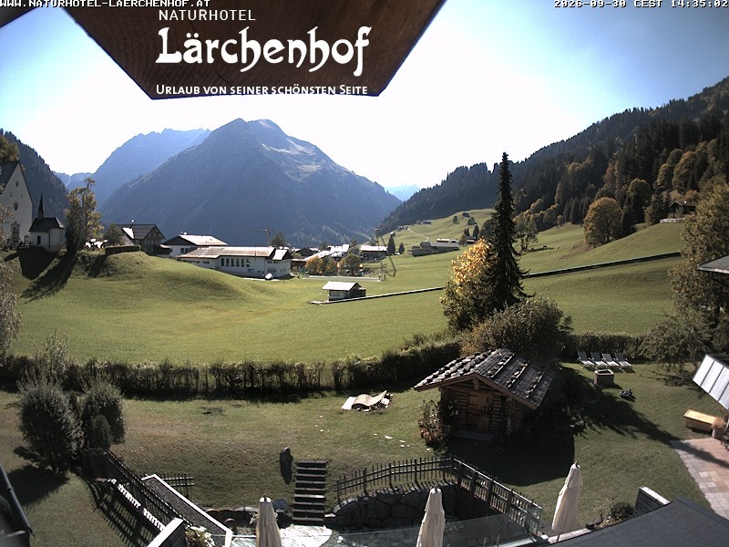 Archived image Webcam Laerchenhof Nature Hotel