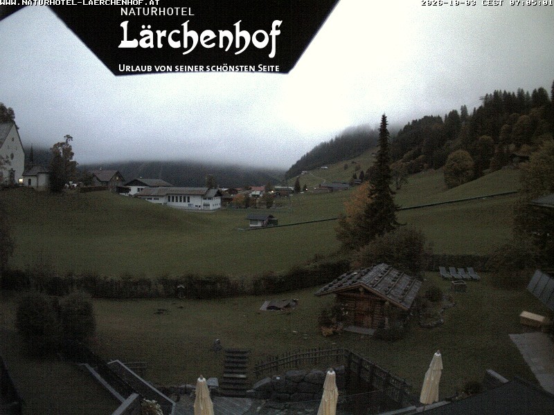 Archived image Webcam Laerchenhof Nature Hotel
