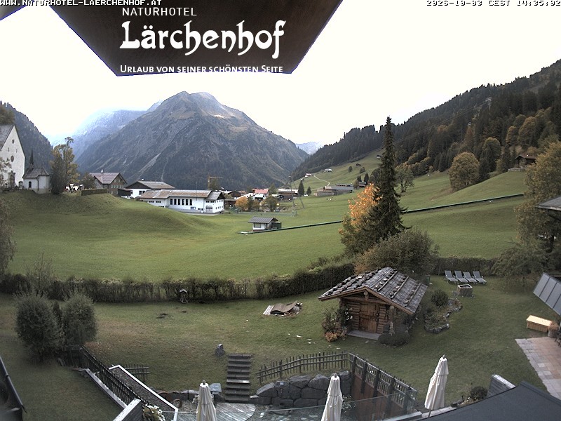 Archived image Webcam Laerchenhof Nature Hotel