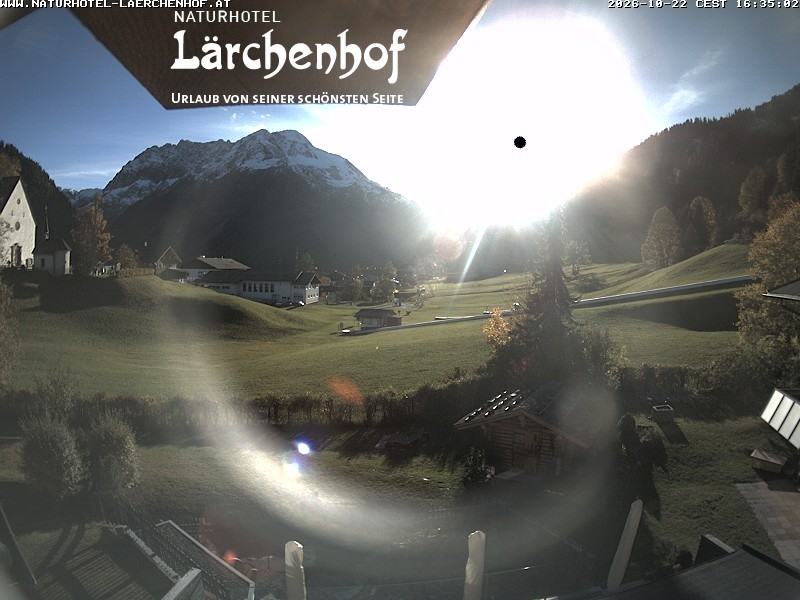 Archived image Webcam Laerchenhof Nature Hotel