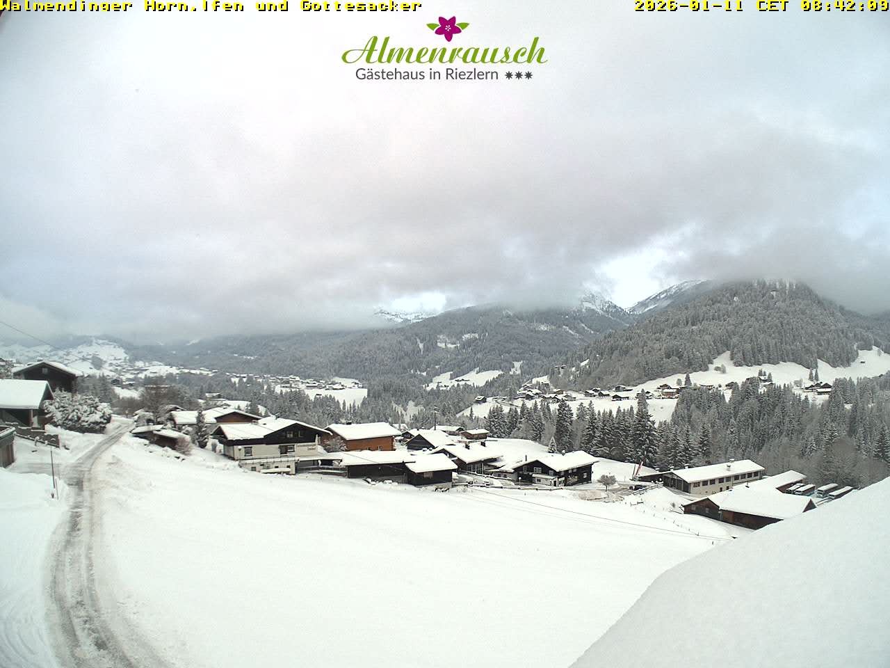 Archiv Foto Webcam Riezlern - Gästehaus Almenrausch