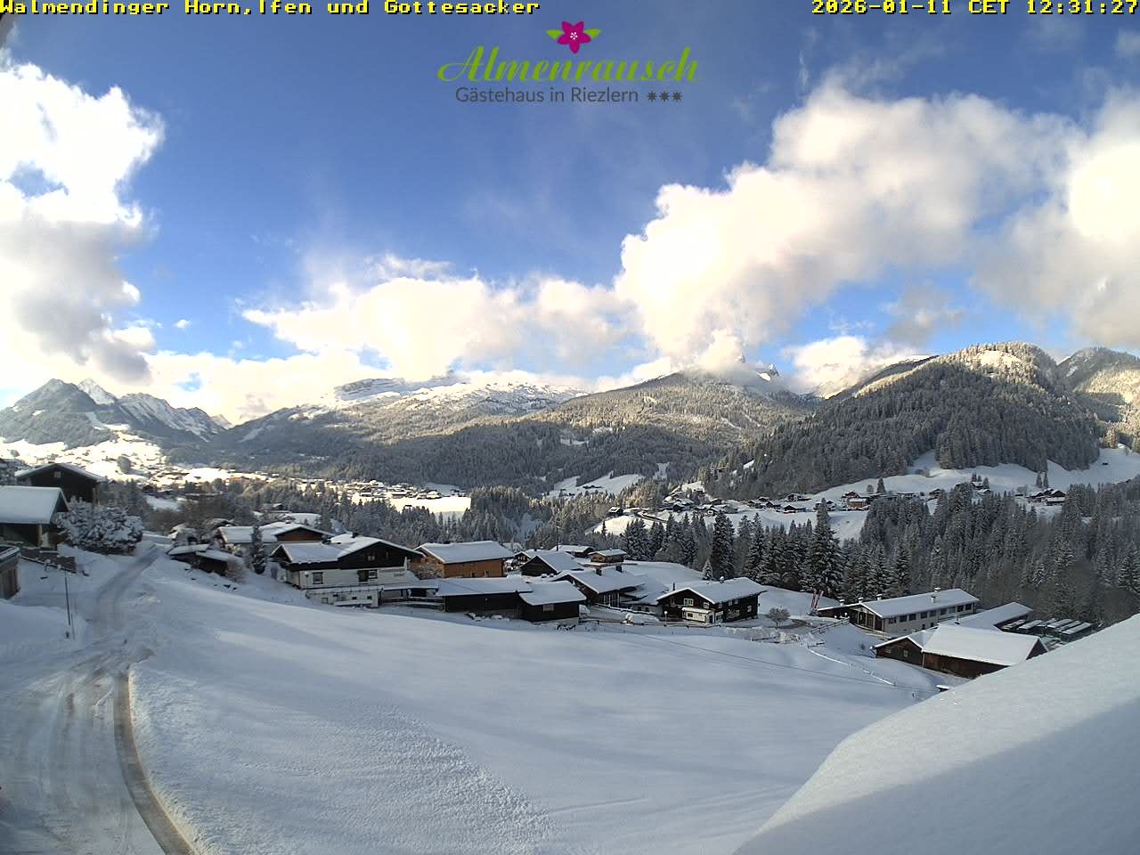 Archiv Foto Webcam Riezlern - Gästehaus Almenrausch