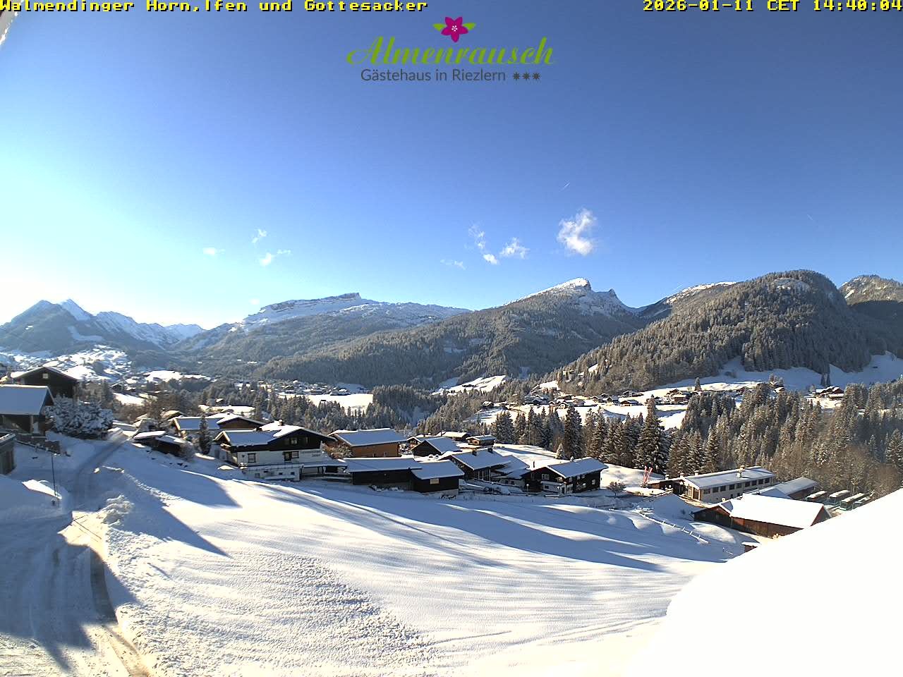 Archiv Foto Webcam Riezlern - Gästehaus Almenrausch