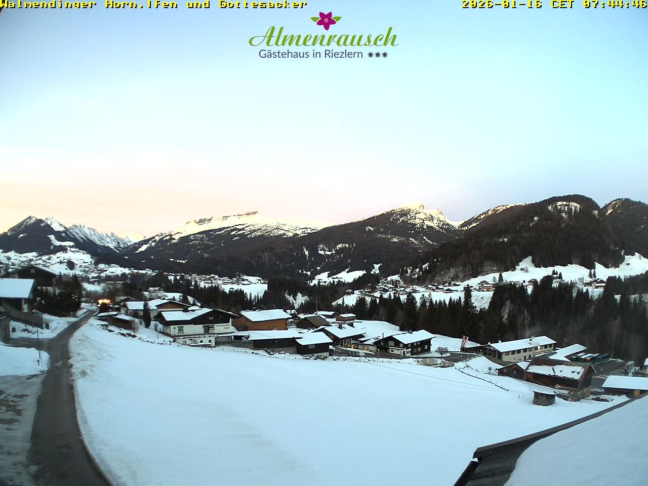 Archiv Foto Webcam Riezlern - Gästehaus Almenrausch