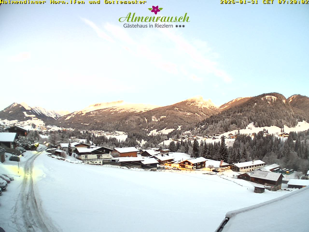 Archiv Foto Webcam Riezlern - Gästehaus Almenrausch