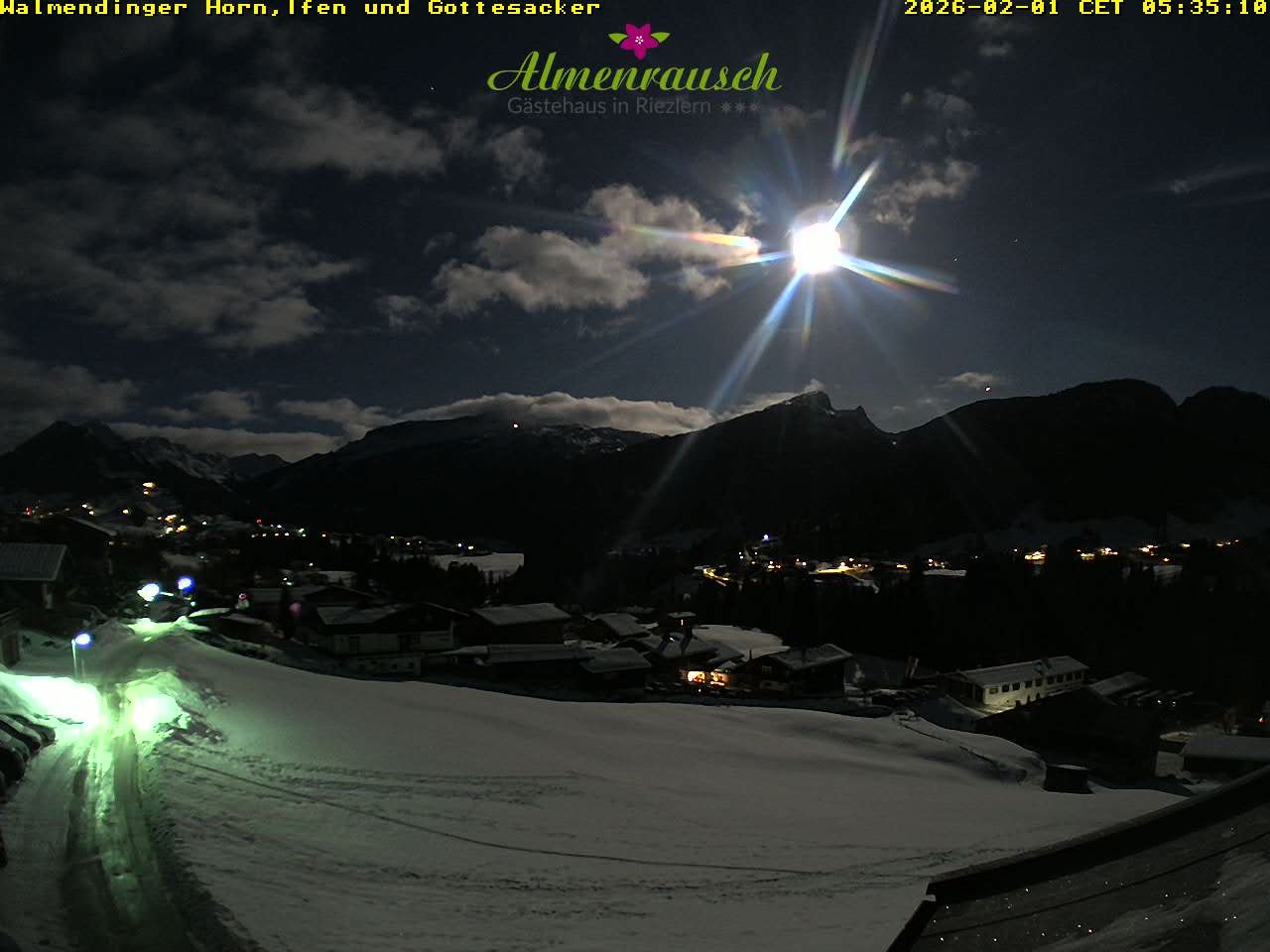 Archiv Foto Webcam Riezlern - Gästehaus Almenrausch