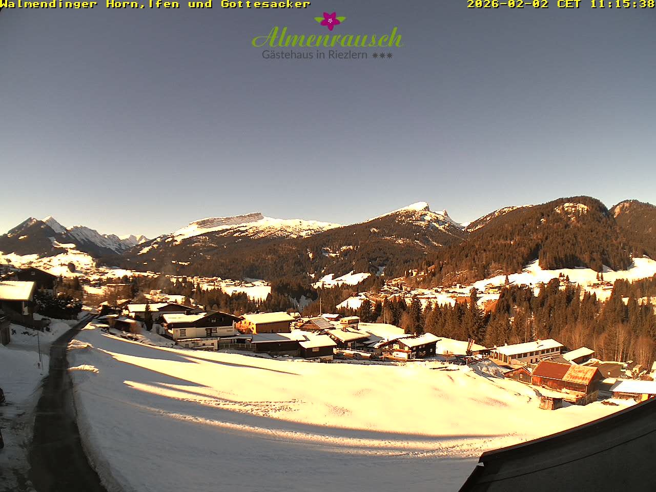 Archiv Foto Webcam Riezlern - Gästehaus Almenrausch