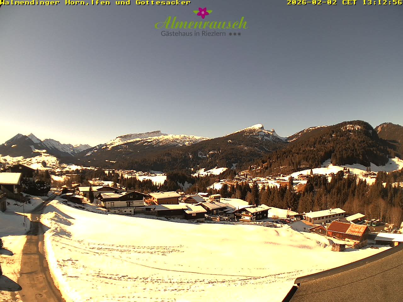 Archiv Foto Webcam Riezlern - Gästehaus Almenrausch