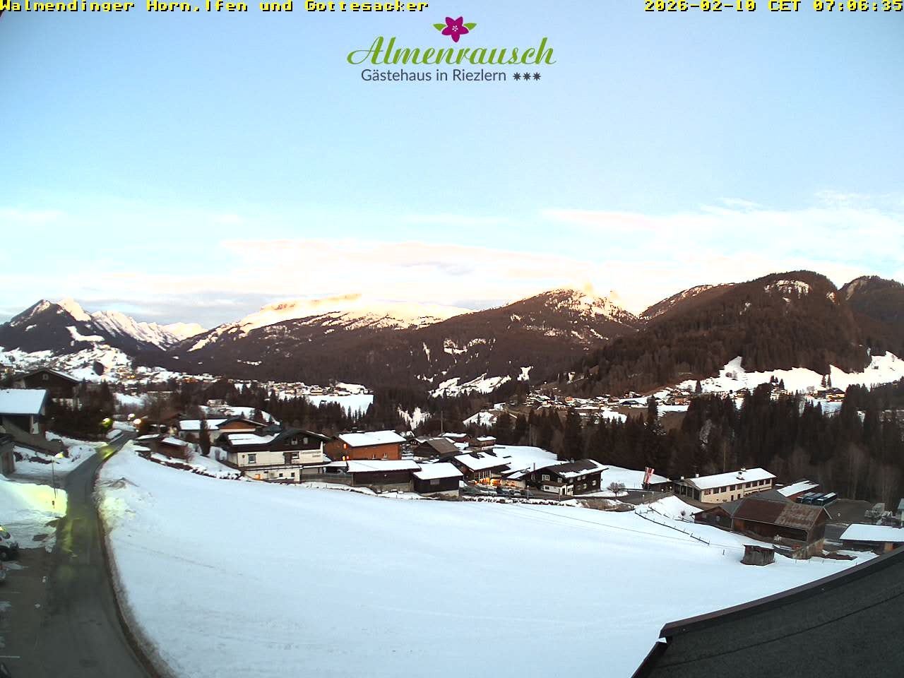 Archiv Foto Webcam Riezlern - Gästehaus Almenrausch