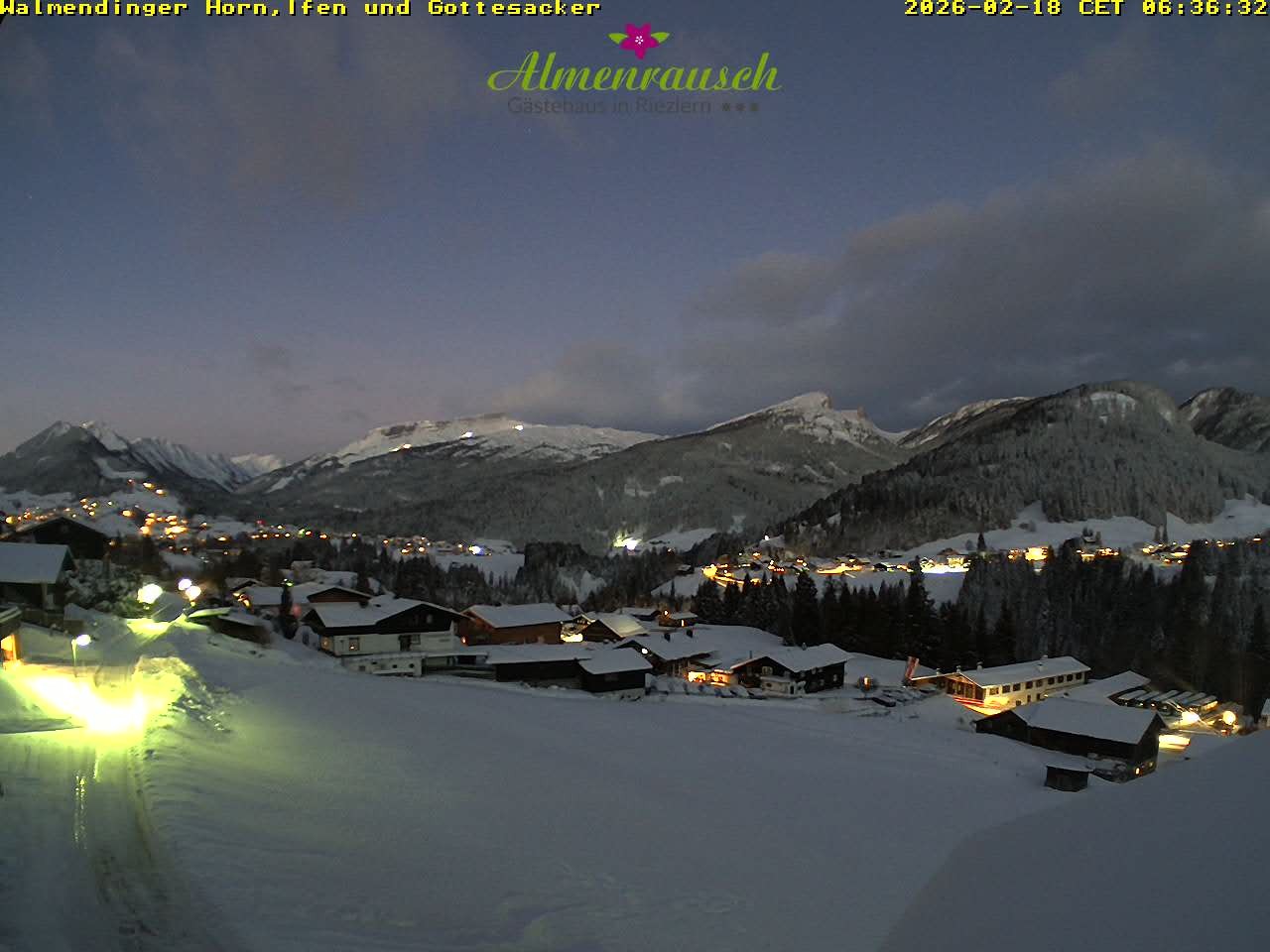 Archiv Foto Webcam Riezlern - Gästehaus Almenrausch