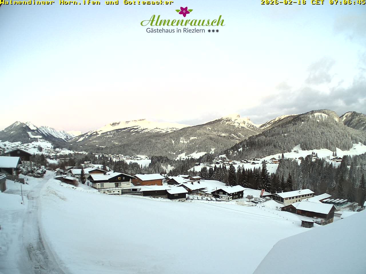 Archiv Foto Webcam Riezlern - Gästehaus Almenrausch