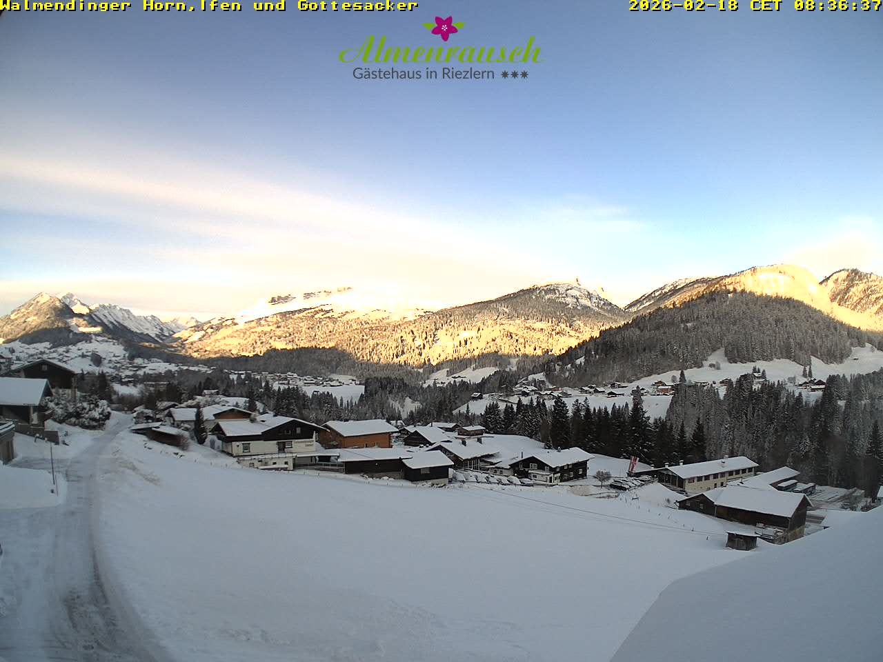 Archiv Foto Webcam Riezlern - Gästehaus Almenrausch