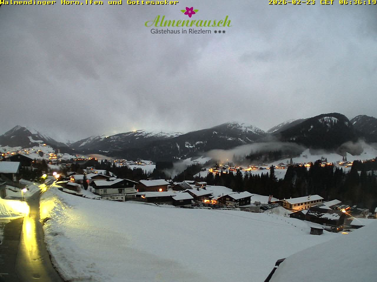 Archiv Foto Webcam Riezlern - Gästehaus Almenrausch